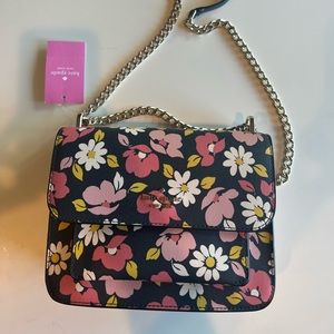 NWT Floral Kate Spade Remi Flap Chain Crossbody